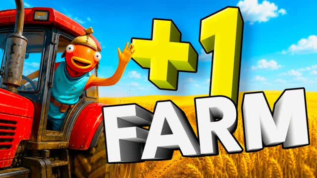 +1 Infinite Farm — Fortnite Creative map cover art