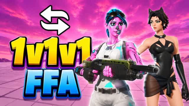 Solo PVP SKINS 1V1V1 — Fortnite Creative map