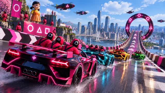 EXTREME RACE - CAR GAME — Fortnite Creative map