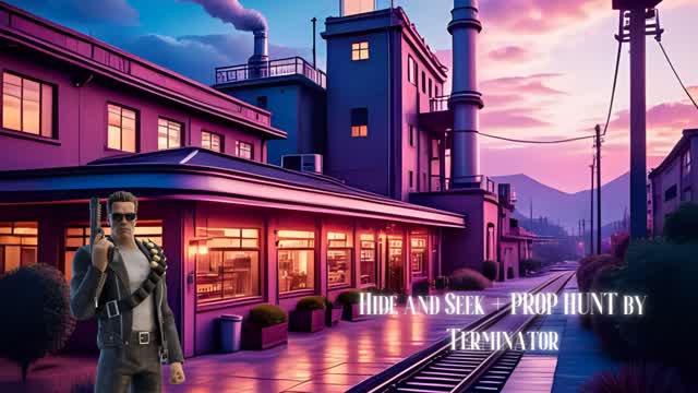 Hide And Seek + Prop Hunt by Terminator — Fortnite Creative map cover art