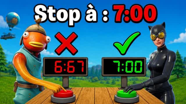 STOP THE TIMER — Fortnite Creative map