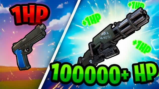 1 Kill = 1 HP [Gun Game] — Fortnite Creative map
