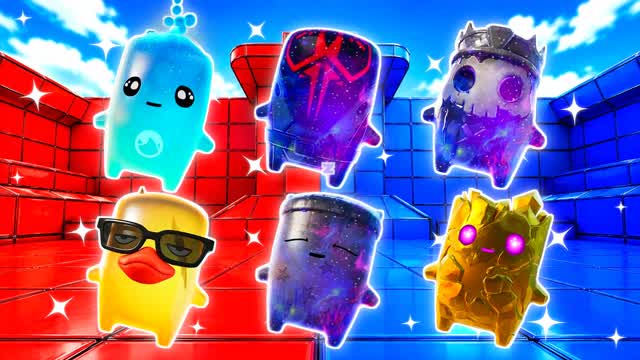 RED VS BLUE FULL SCOPE 🔴🔵 — Fortnite Creative map cover art