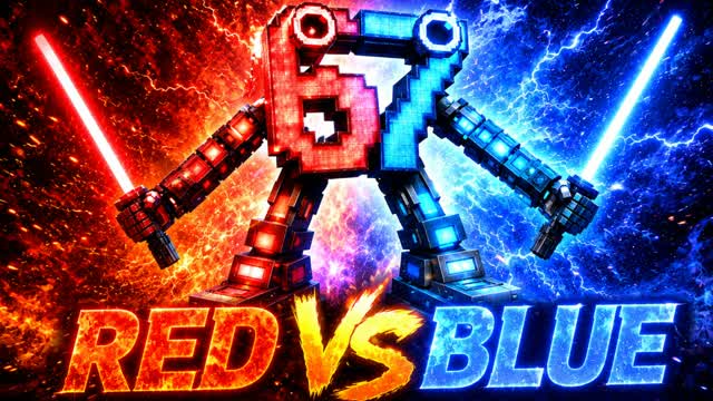 RED VS BLUE STAR WARS MIKE — Fortnite Creative map cover art