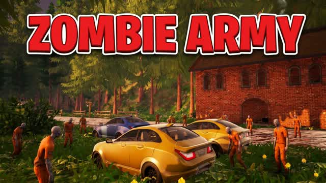 ZOMBIE ARMY [ROGUELIKE] — Fortnite Creative map cover art