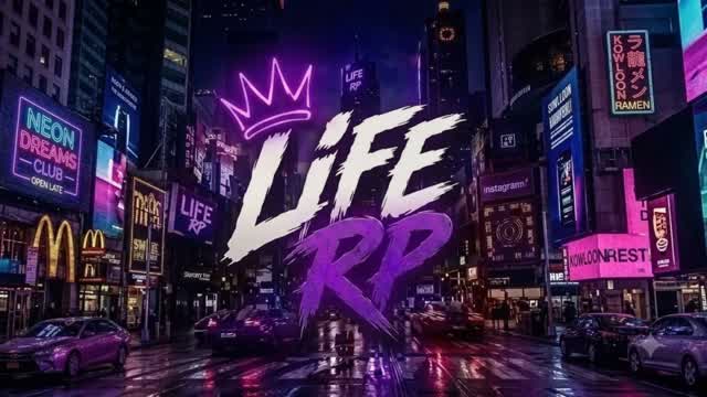 LIFE RP 🌆 — Fortnite Creative map cover art