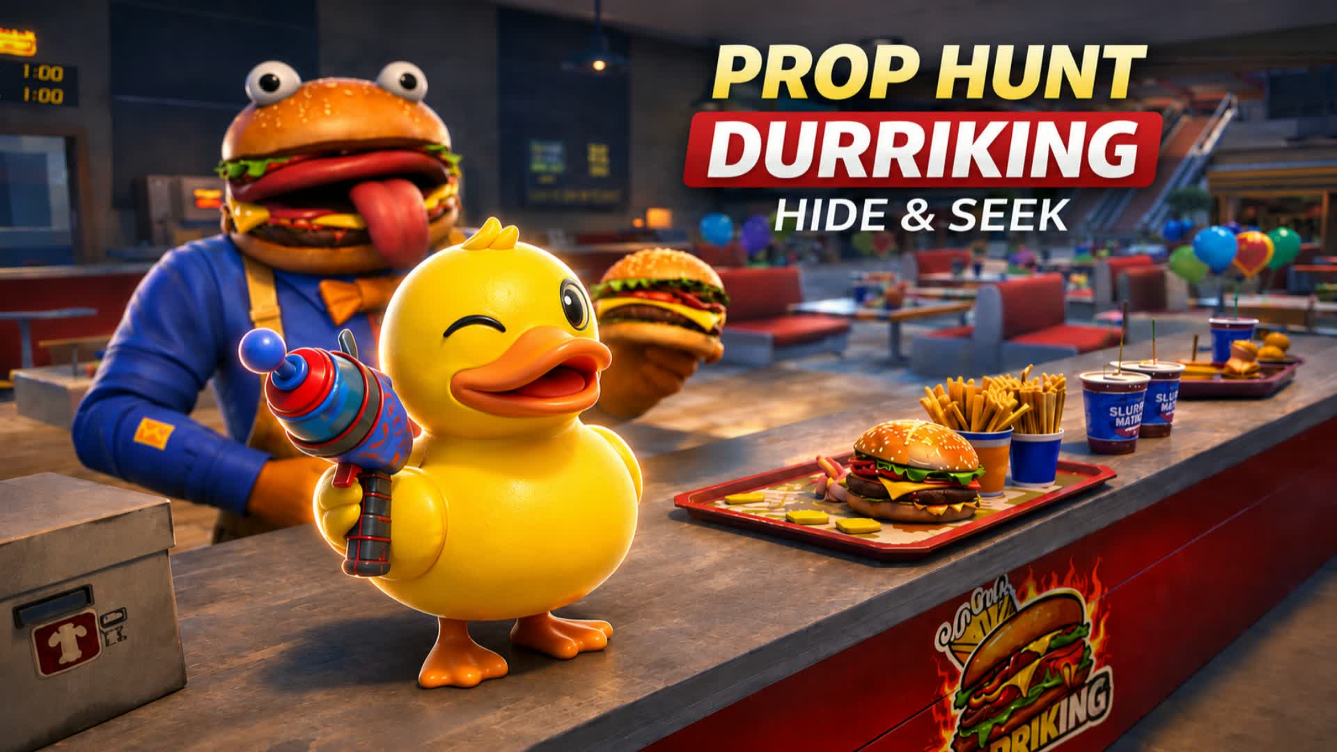 PROP HUNT DURRIKING CACHE CACHE — Fortnite Creative map