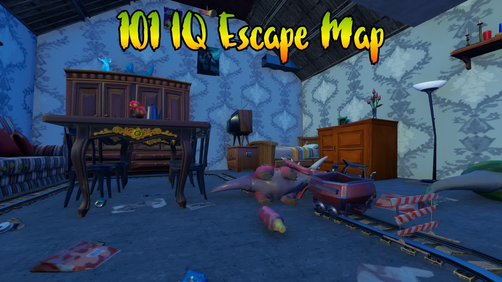 101 IQ escape map — Fortnite Creative map