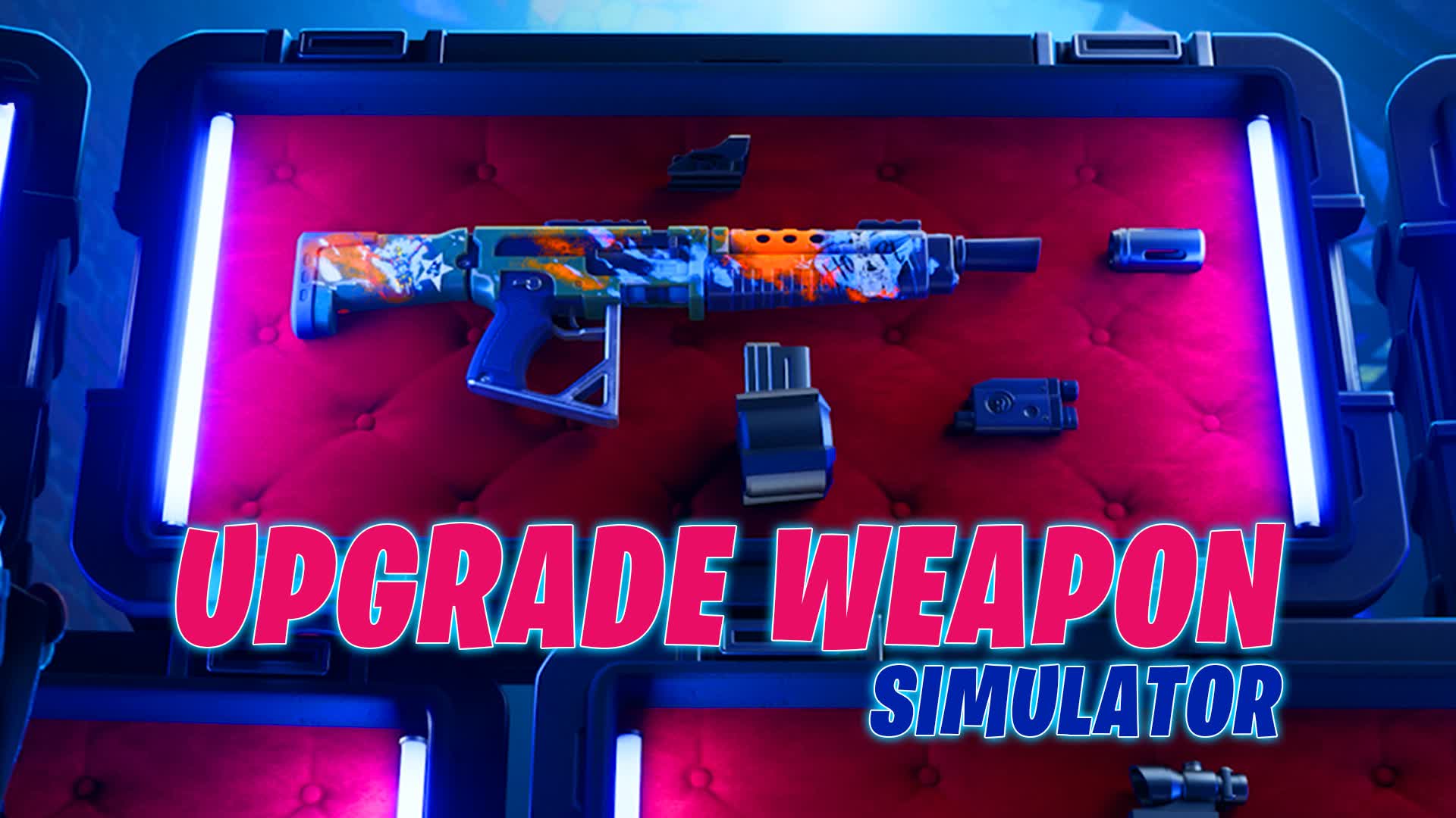 UPGRADE WEAPON SIMULATOR — Fortnite Creative map