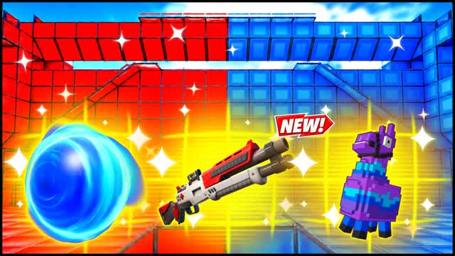 RED VS BLUE ROUTE SHUFFLE 🔴🔵 — Fortnite Creative map cover art