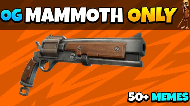 CRAZY OG MAMMOTH ONLY 🎯 ONE SHOT — Fortnite Creative map