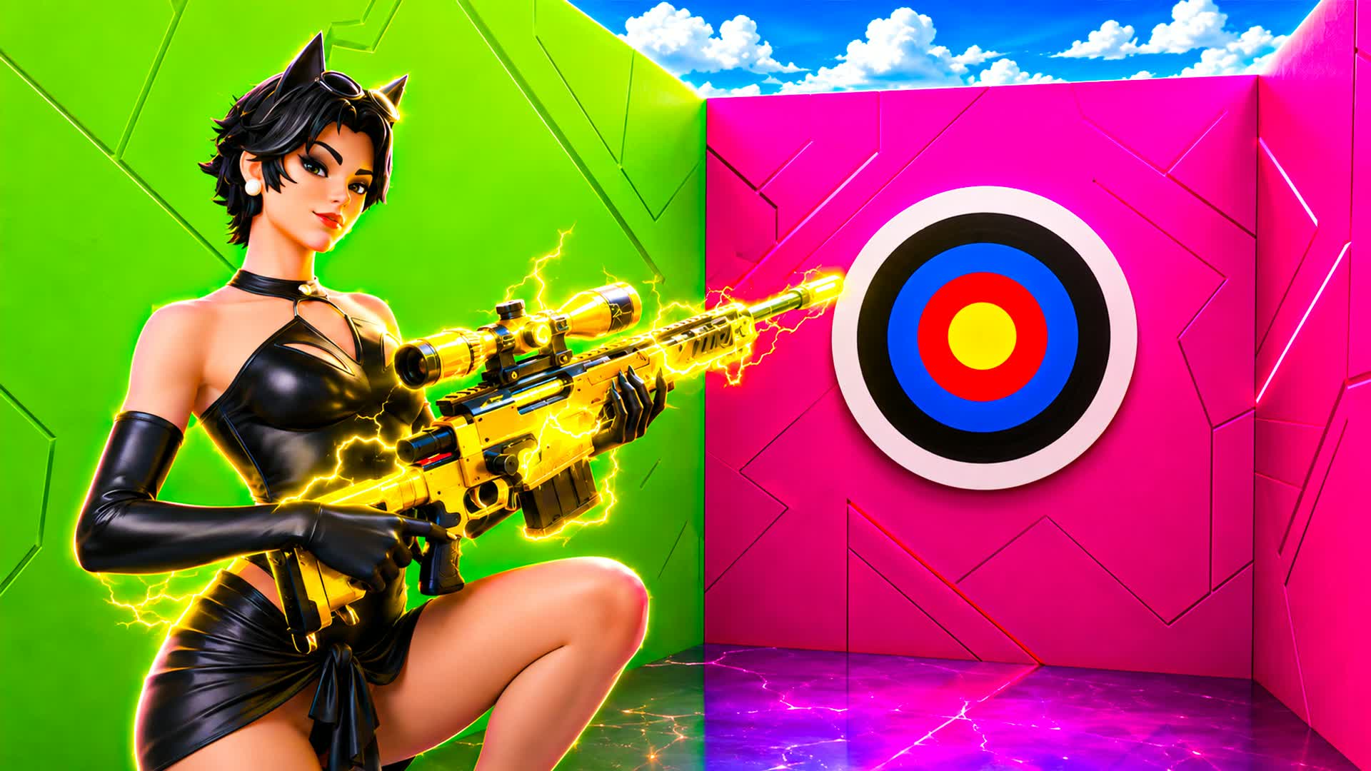 TRICKSHOT PRECISION PARKOUR — Fortnite Creative map