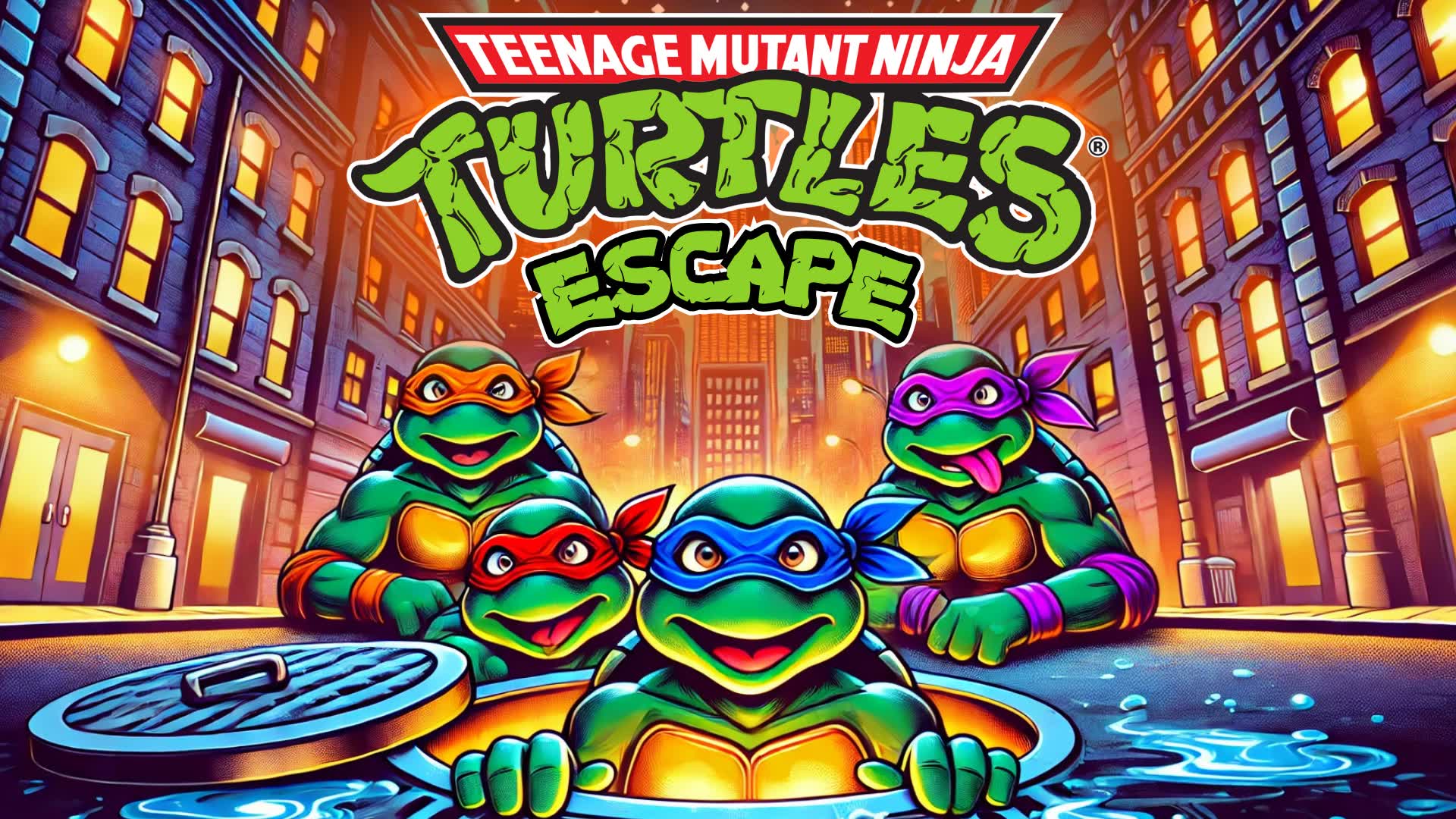 🐢NINJA TURTLES ESCAPE🥷 — Fortnite Creative map