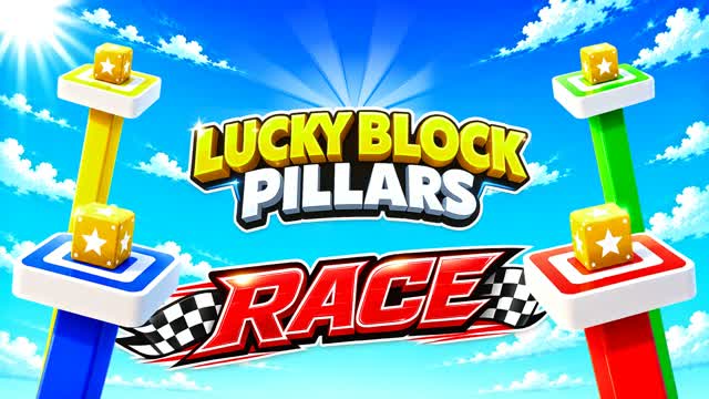 LUCKY BLOCK PILLARS RACE PILLER PILER — Fortnite Creative map
