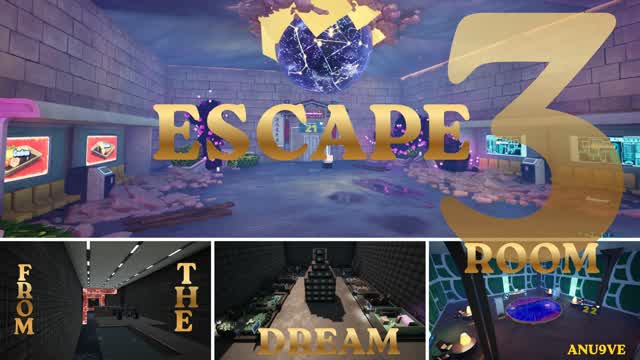 🔒🌐Escape From The Dream Room 3🌐🔓 — Fortnite Creative map cover art