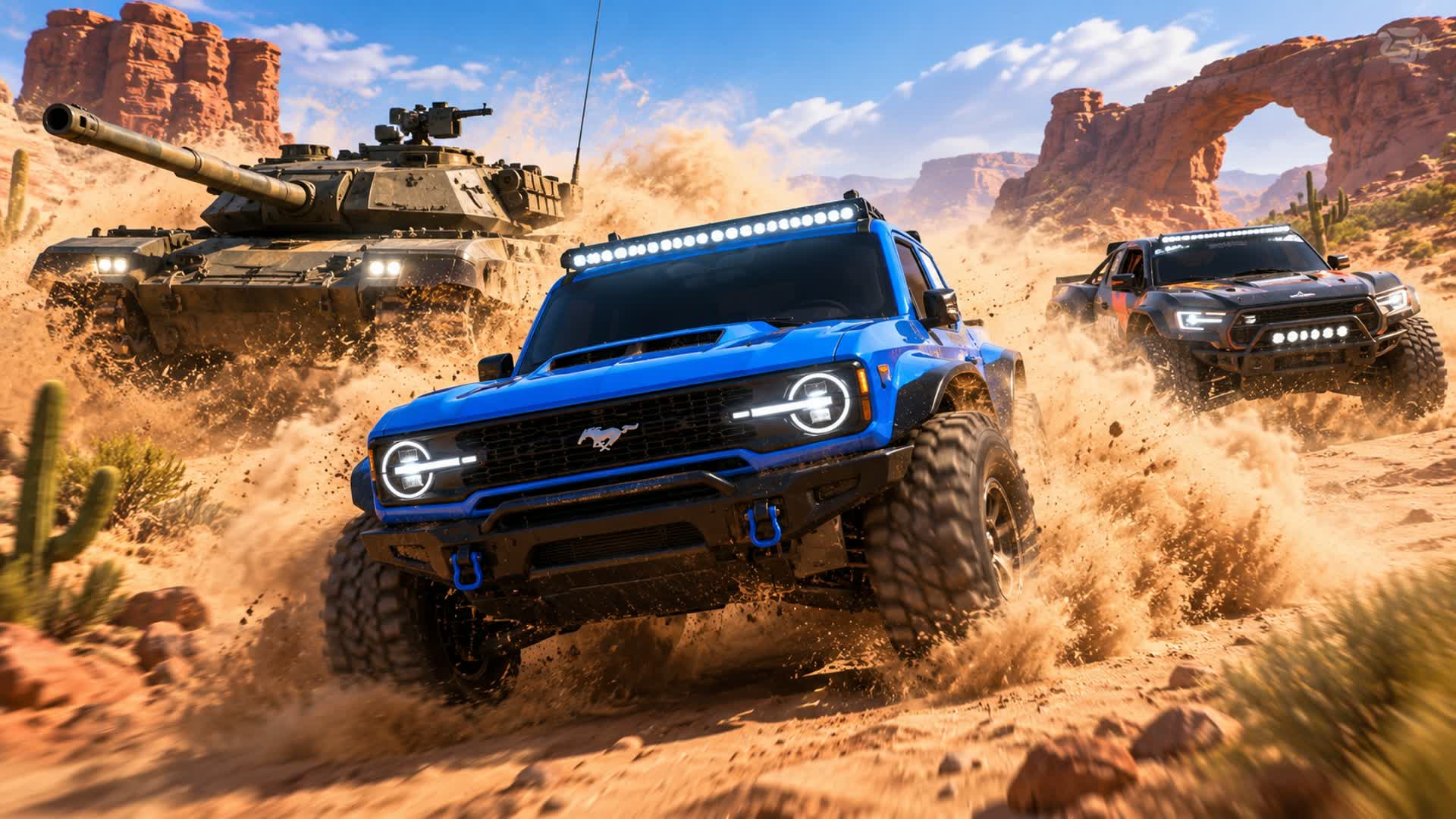 🌵 Desert Drive - Car Game FFA — Fortnite Creative map