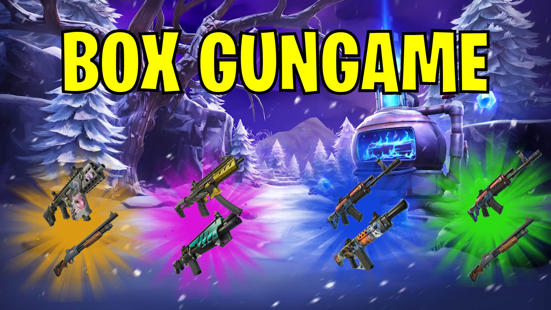 Boxfight GUN GAME — Fortnite Creative map