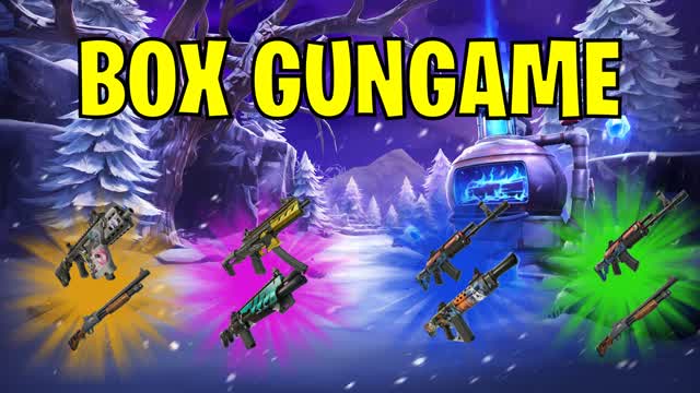 Boxfight GUN GAME — Fortnite Creative map cover art