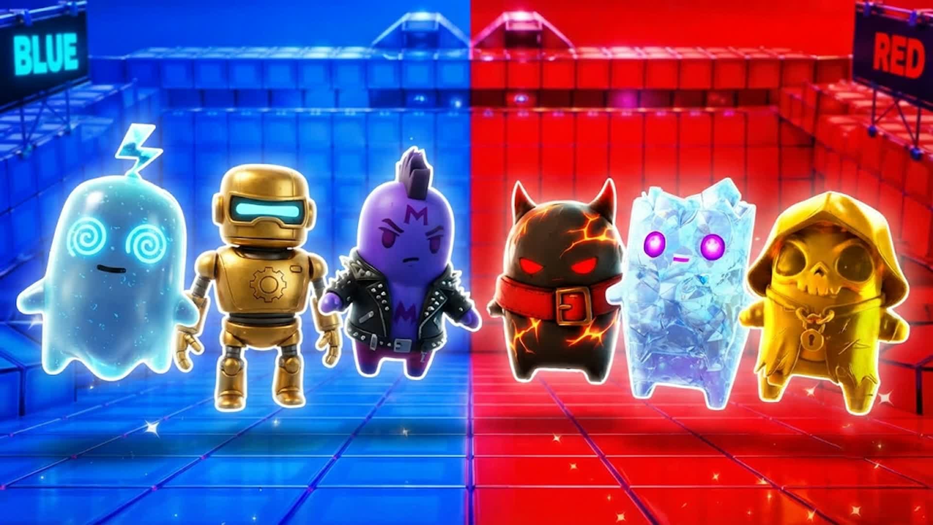 RED VS BLUE 🔵🔴MUIO — Fortnite Creative map