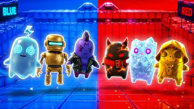 RED VS BLUE 🔵🔴MUIO — Fortnite Creative map cover art