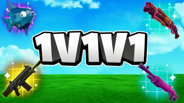 CRAZY 1V1V1 RECARREGAR — Fortnite Creative map