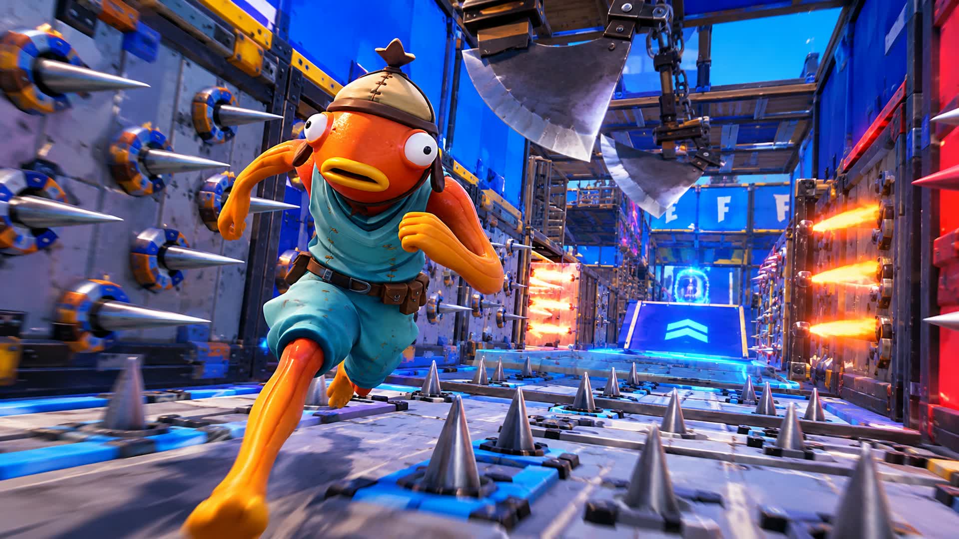 10 level Deathrun very easy — Fortnite Creative map