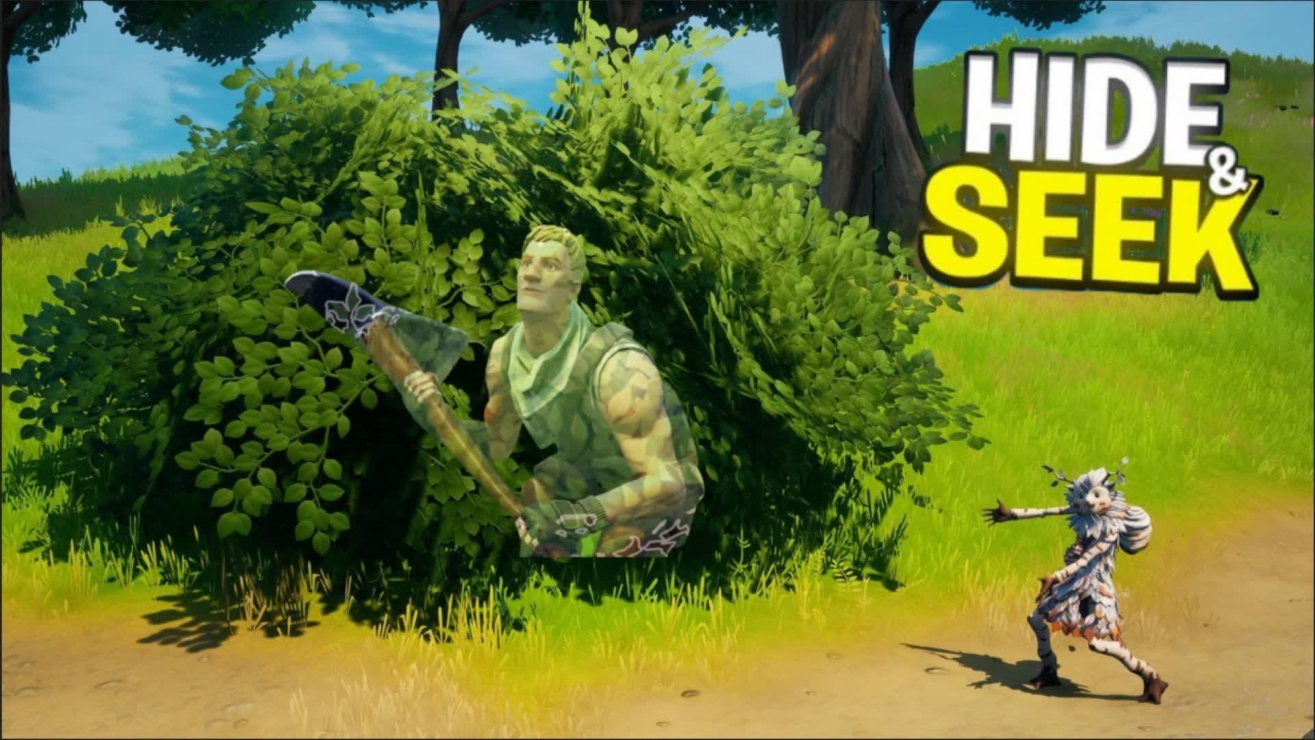 HIDE AND SEEK [TILTED TOWERS] — Fortnite Creative map