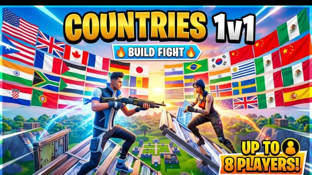 Countries 1v1 — Fortnite Creative map