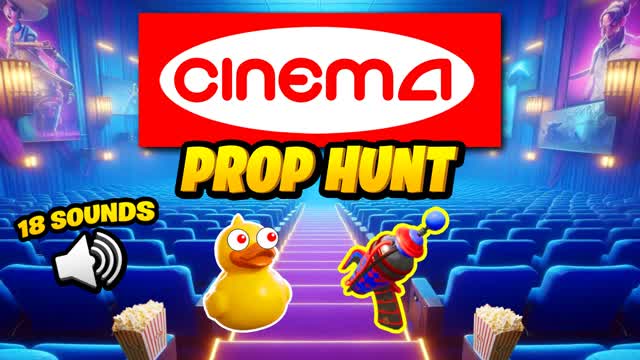 CINEMA PROP HUNT🍿 — Fortnite Creative map cover art