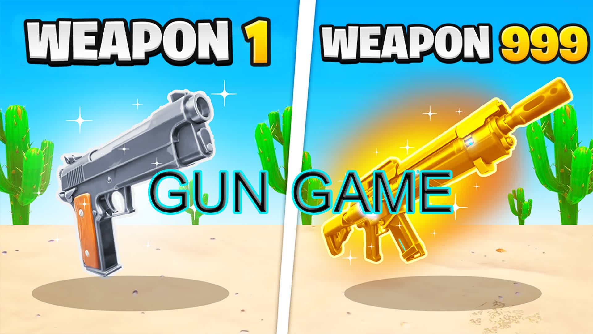 gun game — Fortnite Creative map