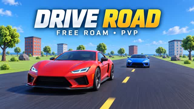 DRIVE ROAD • FREE ROAM PVP — Fortnite Creative map