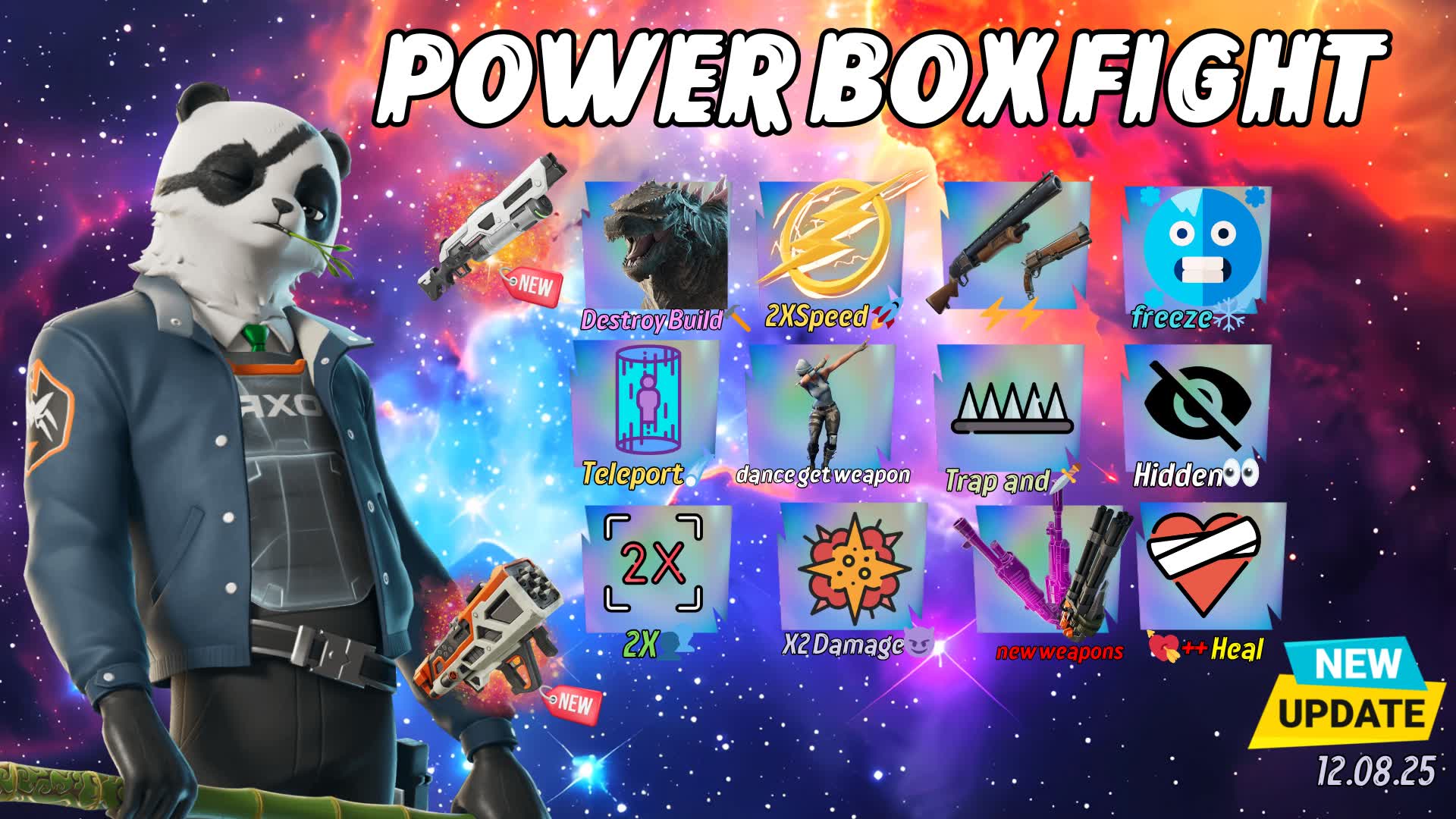 BOX FIGHT POWER — Fortnite Creative map