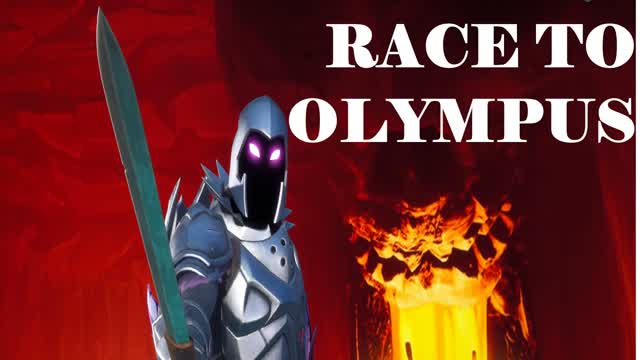 RACE TO OLYMPUS — Fortnite Creative map cover art