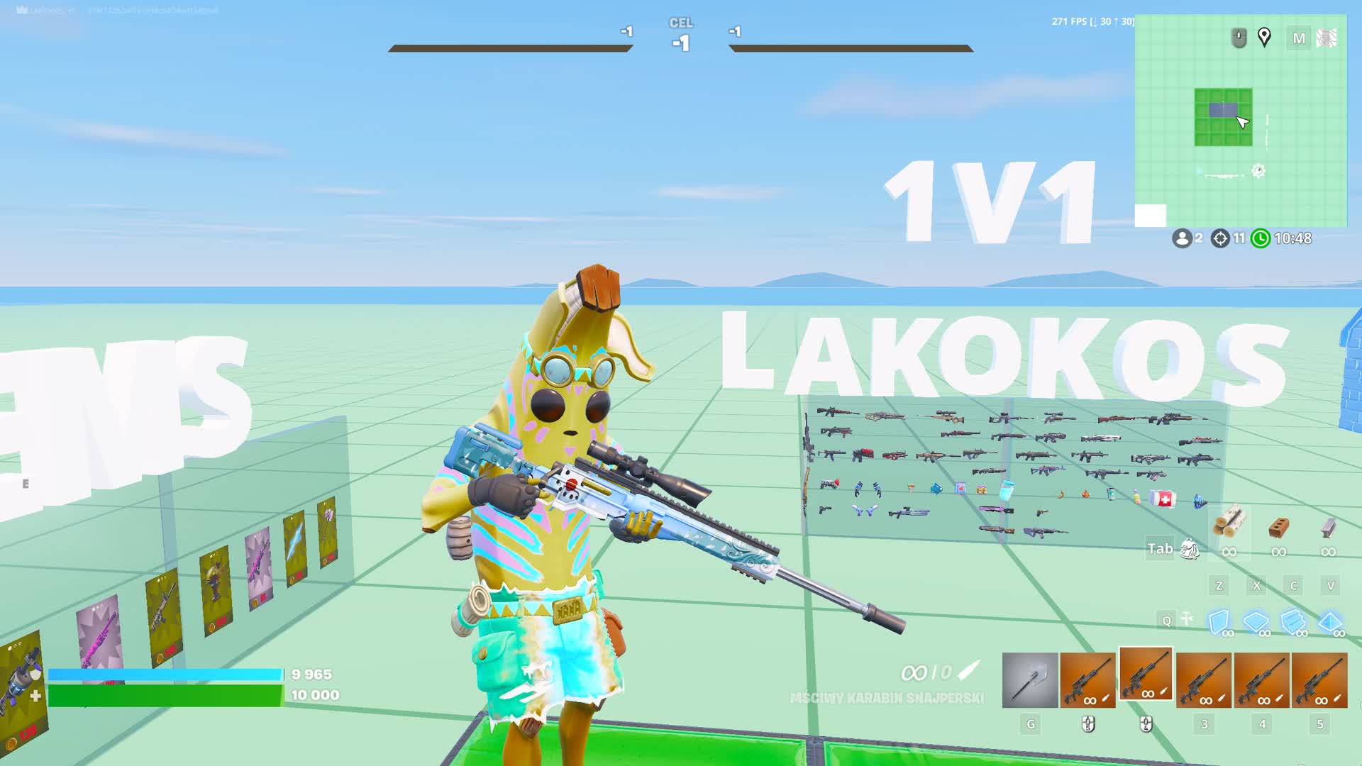 LAKOKOS 1V1 — Fortnite Creative map