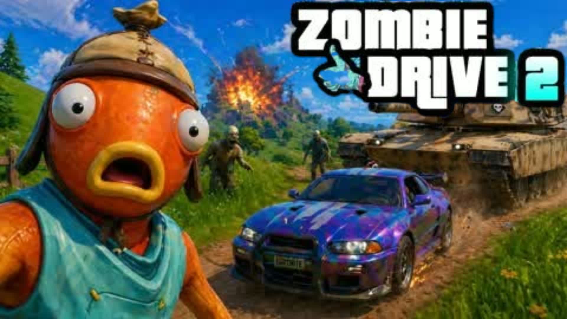 THE ZOMBIE DRIVE 🌃 — Fortnite Creative map