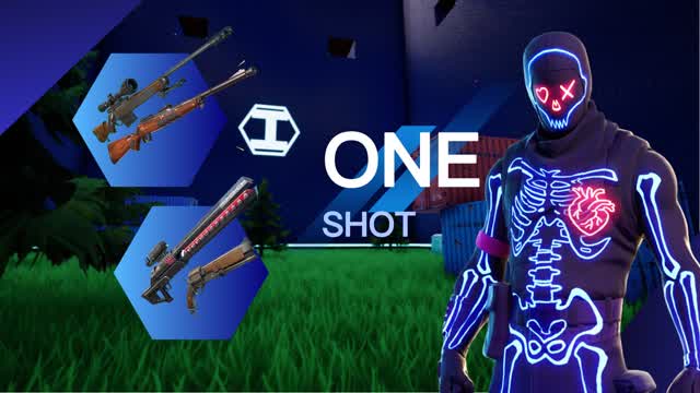 One Shot [Low Gravity] — Fortnite Creative map cover art