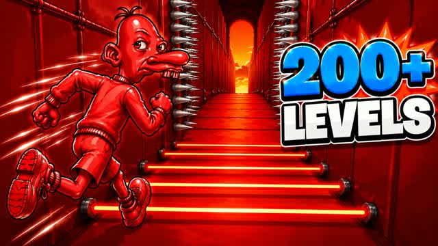 🔥 200 LEVELS HARD PARKOUR — Fortnite Creative map