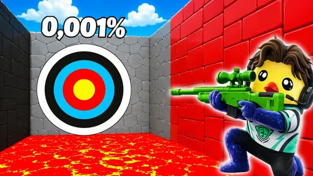CHAMPION TRICKSHOT PARKOUR EASY — Fortnite Creative map cover art