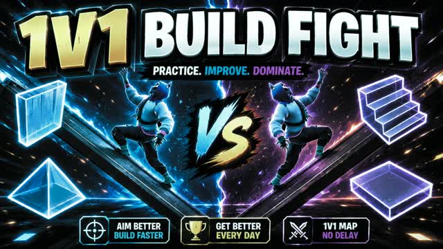 The 1v1 build fight 67 — Fortnite Creative map