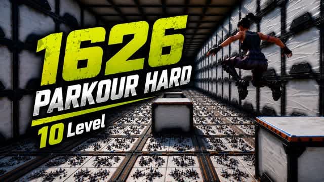 PARKOUR HARD - 1626 — Fortnite Creative map cover art