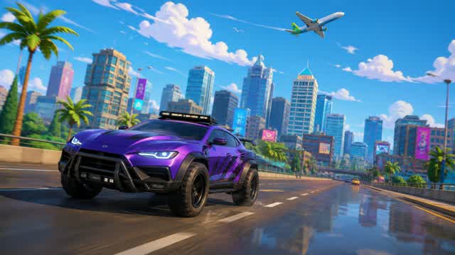 TMNT City Drive — Fortnite Creative map