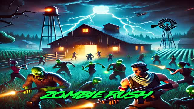 zombie rush — Fortnite Creative map cover art