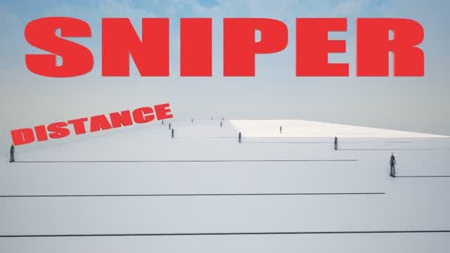 SNIPER EVOLUTION DISTANCE — Fortnite Creative map
