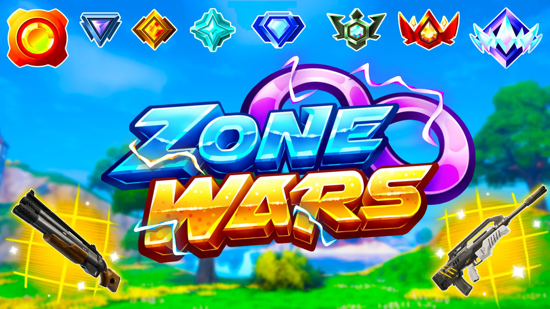 Endless Zone Wars — Fortnite Creative map