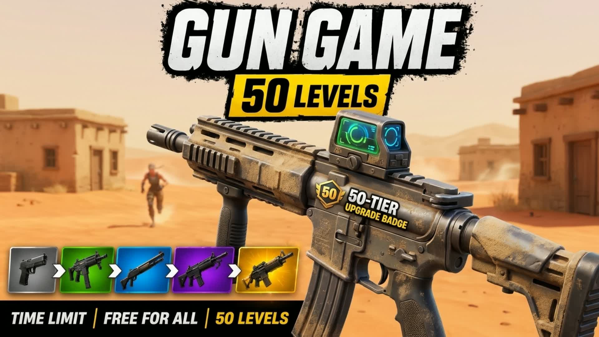 Gun Game 50 — Fortnite Creative map