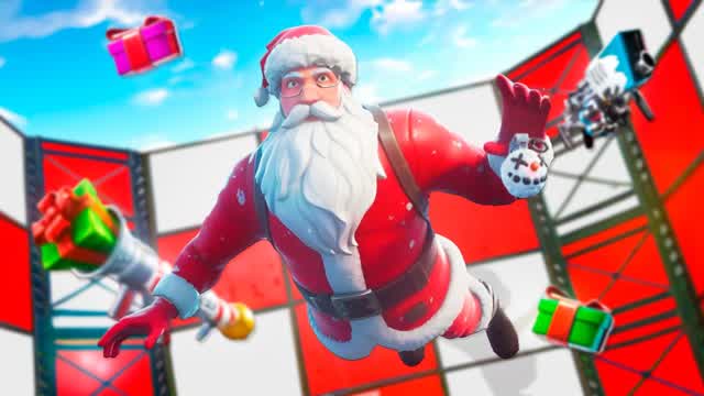 🎅 WINTERFEST THE PIT - FREE FOR ALL — Fortnite Creative map cover art