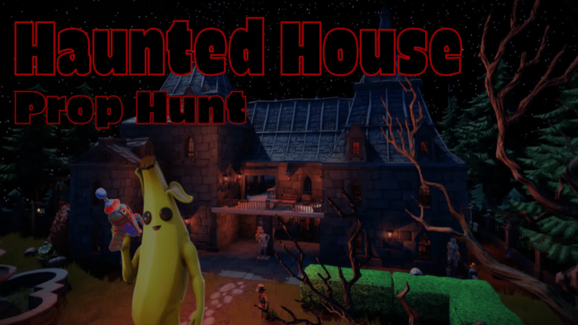 Haunted House Prop Hunt — Fortnite Creative map