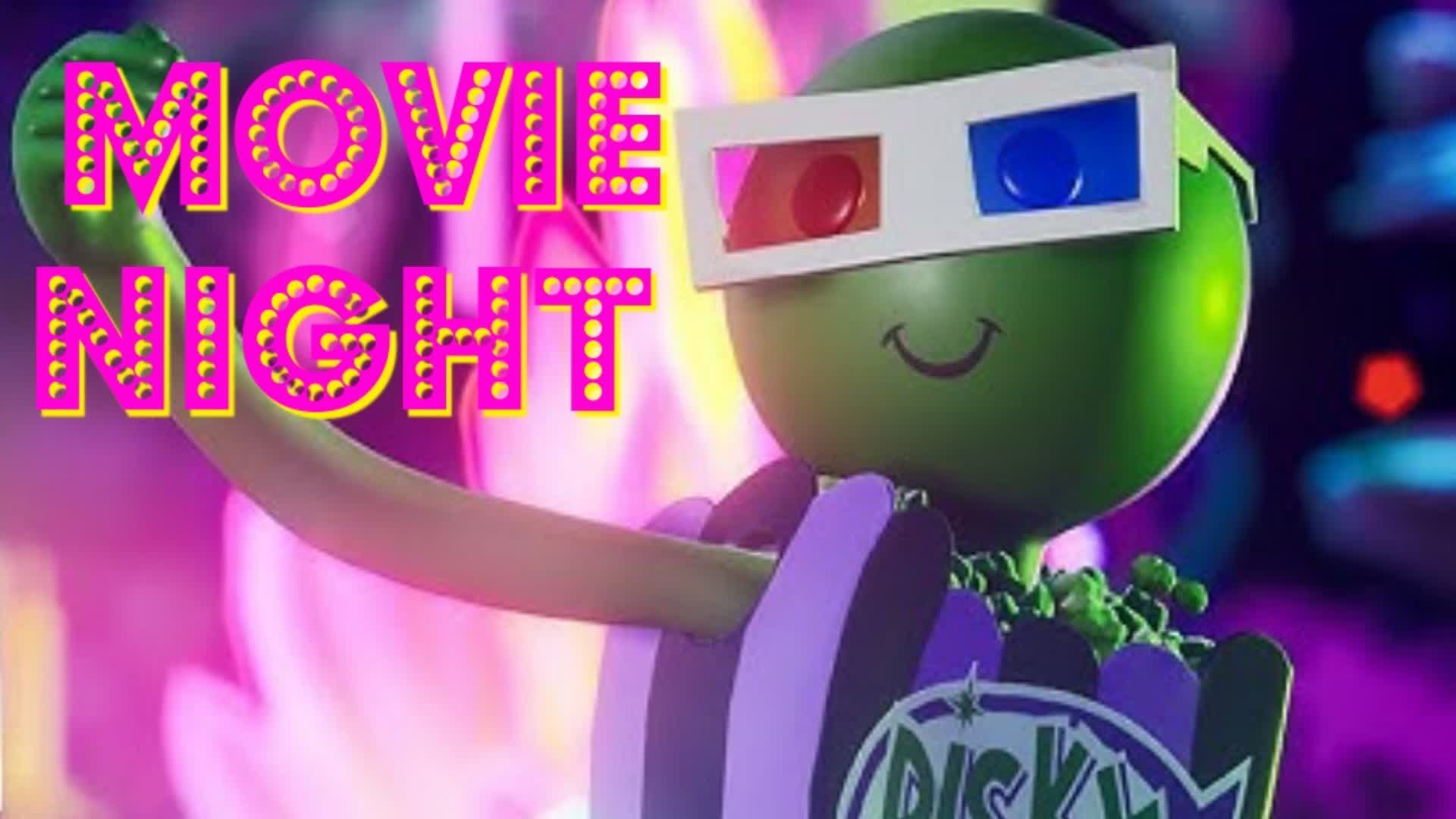 Movie Night Free-For-All — Fortnite Creative map