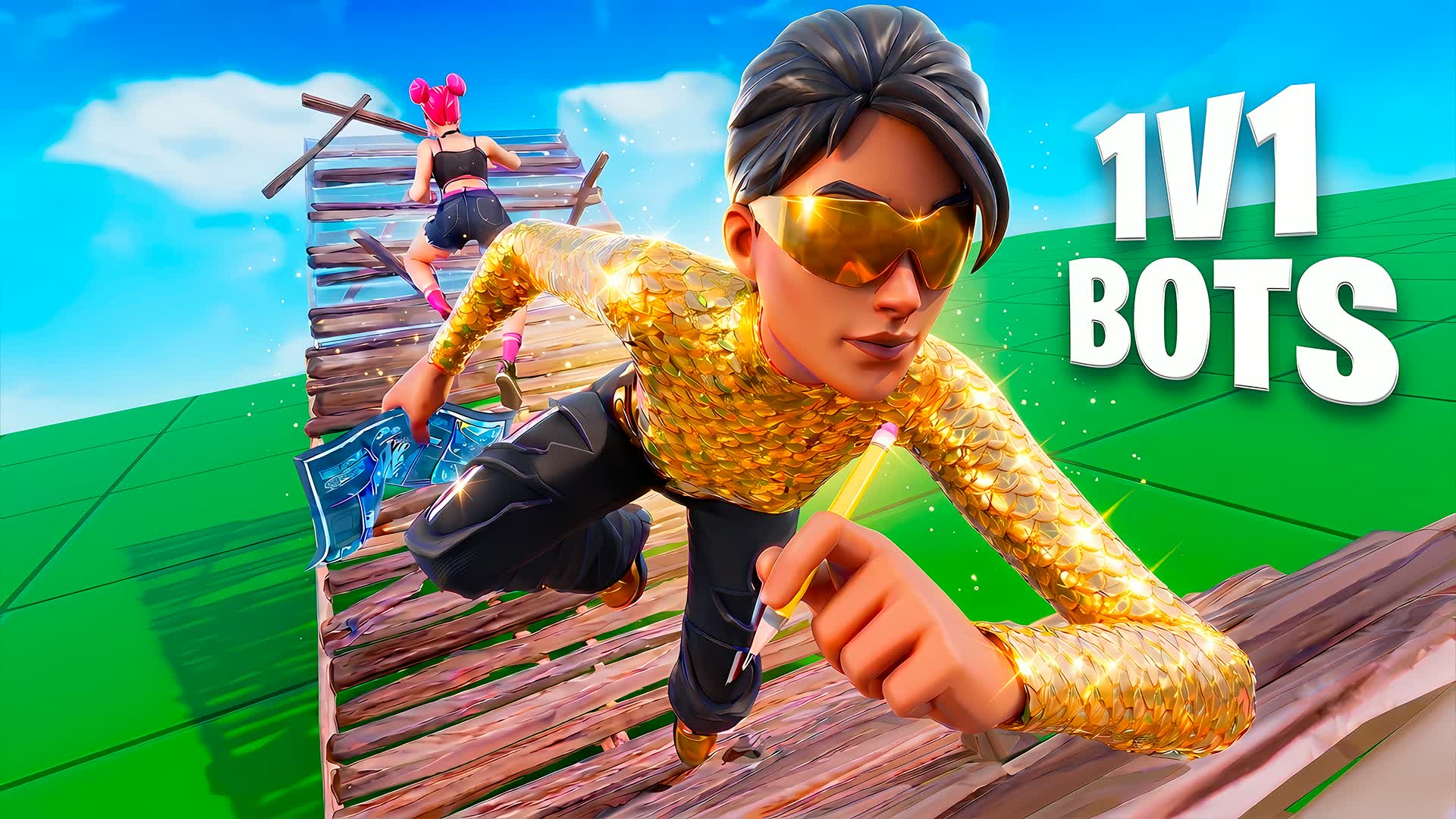 1v1 Build Fight BOTS — Fortnite Creative map