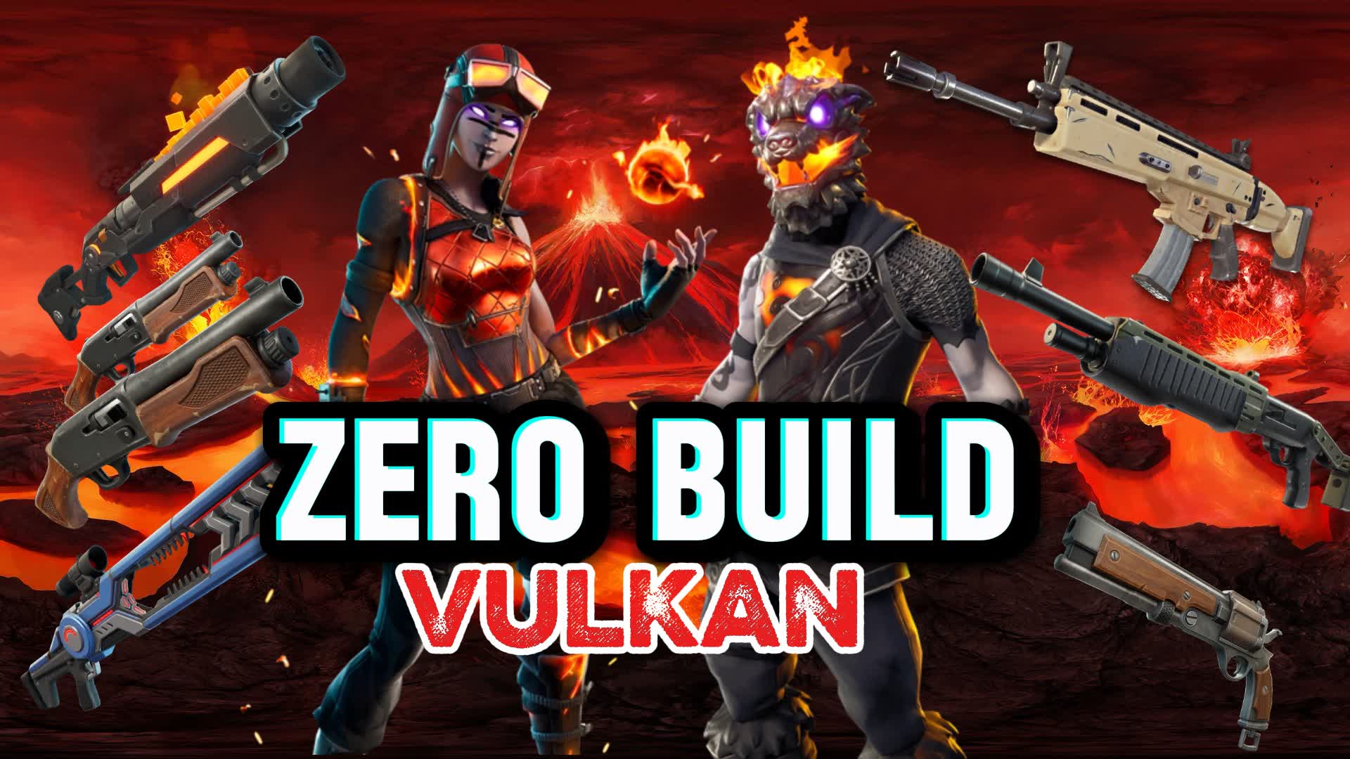Vulkan Zero Build Free for all — Fortnite Creative map